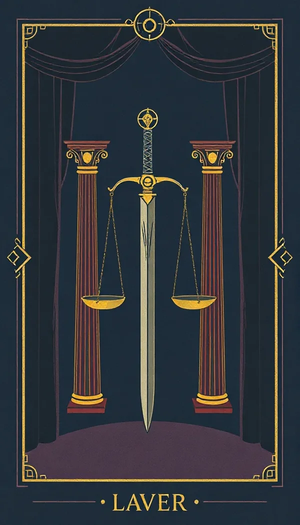 Justice tarot card