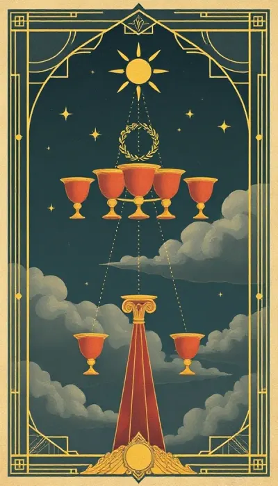 Seven of Cups tarot card