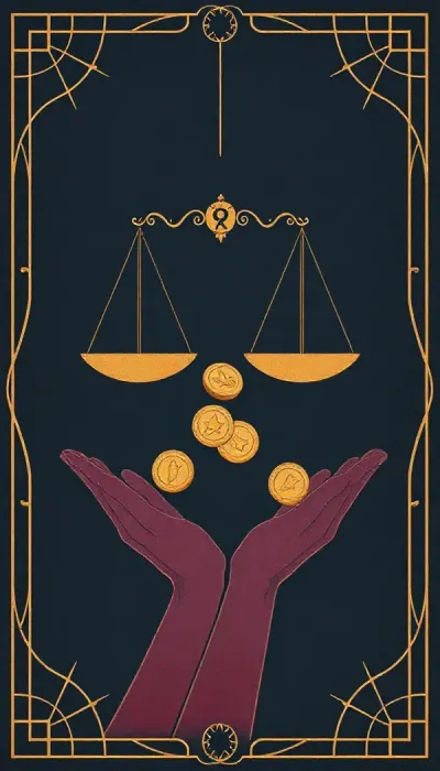 Six of Pentacles tarot card