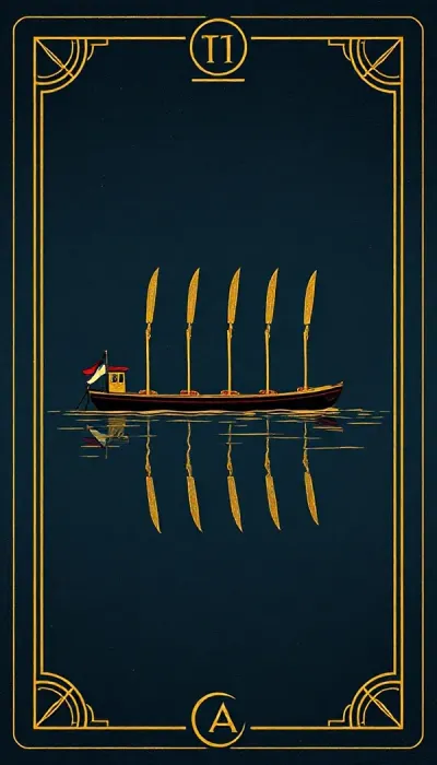 Six of Swords tarot card