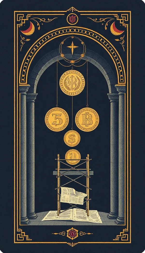 Three of Pentacles tarot card