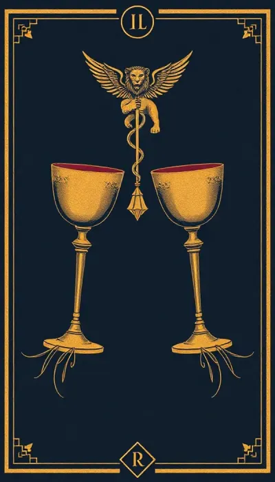 Two of Cups tarot card